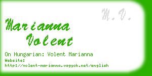 marianna volent business card